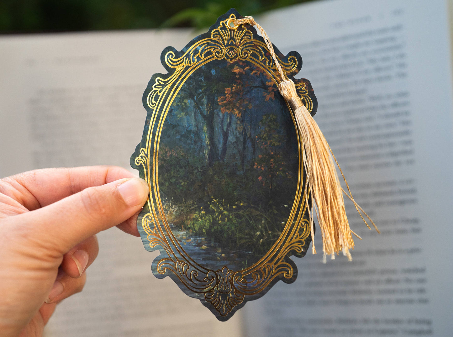 The Shadowed Grove Foil Bookmark | Bookish Romantasy