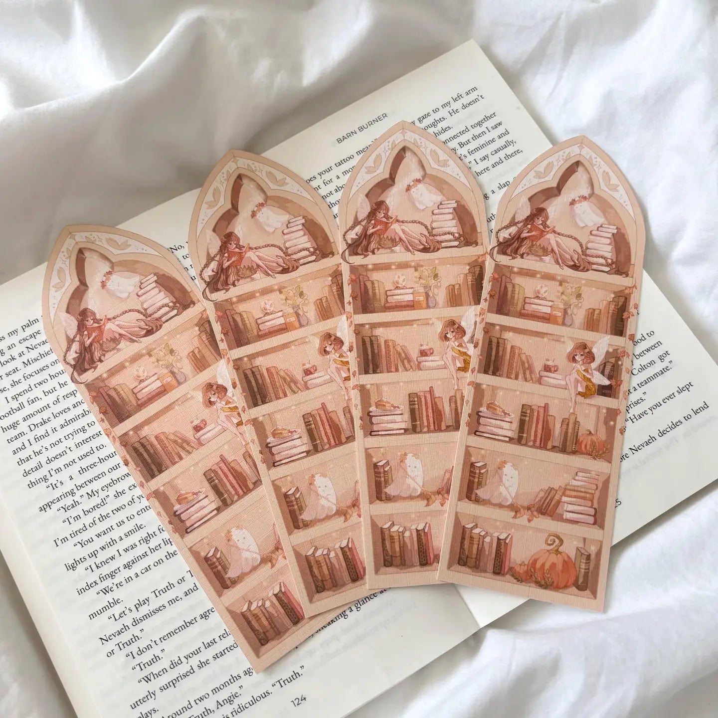 Autumn Fairy Bookshelf Bookmark