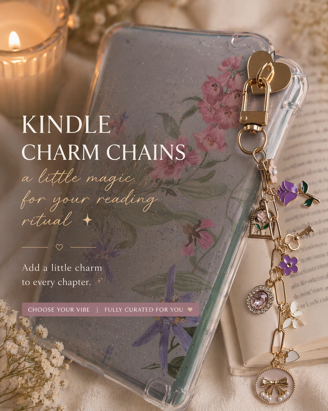 Kindle Charm Chains — Choose Your Vibe ✨