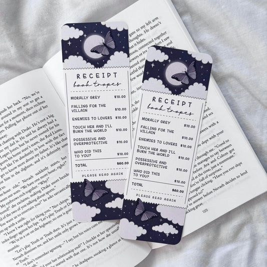 Dark Book Tropes Bookmark