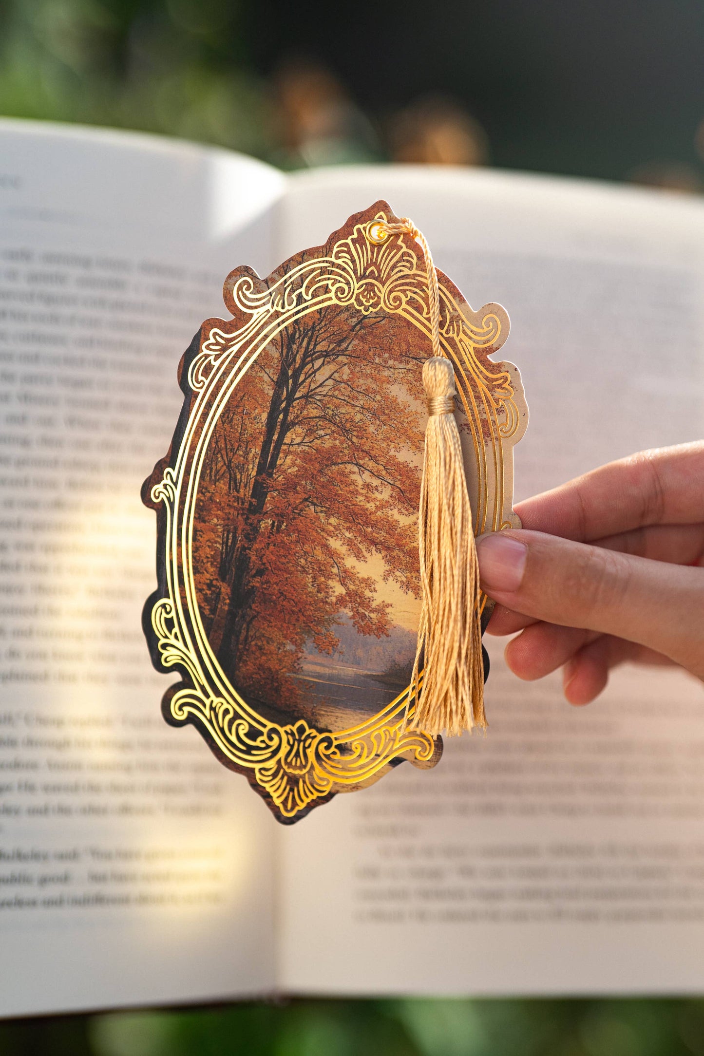 Autumn Reverie Foil Bookmark | Bookish Romantasy