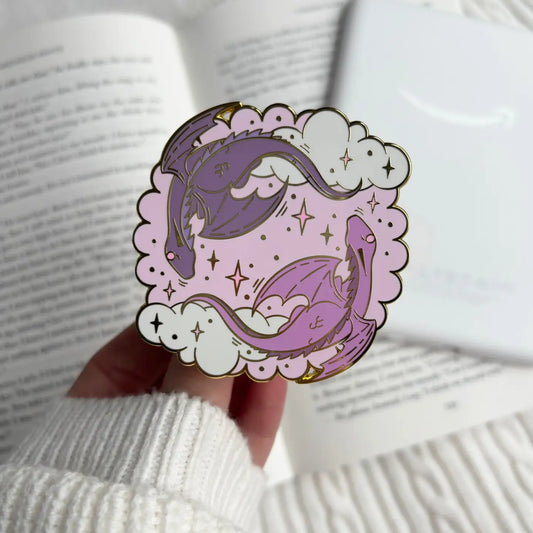 Pink Dragon E-Reader Kindle Grip