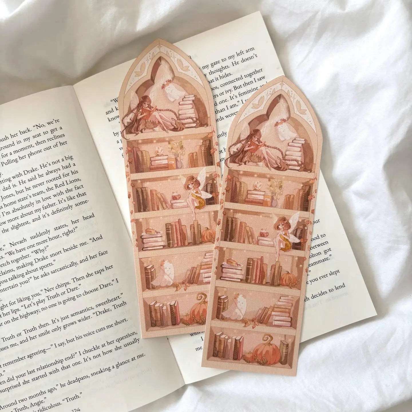 Autumn Fairy Bookshelf Bookmark