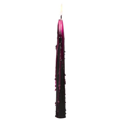 Pink Vampire Tears Set of 4 Taper Candles