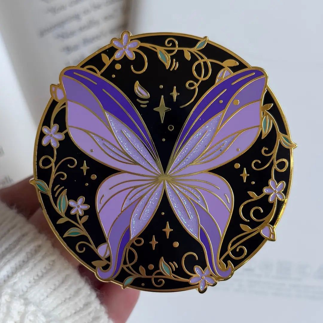 Purple Fairy Wings E-Reader Grip