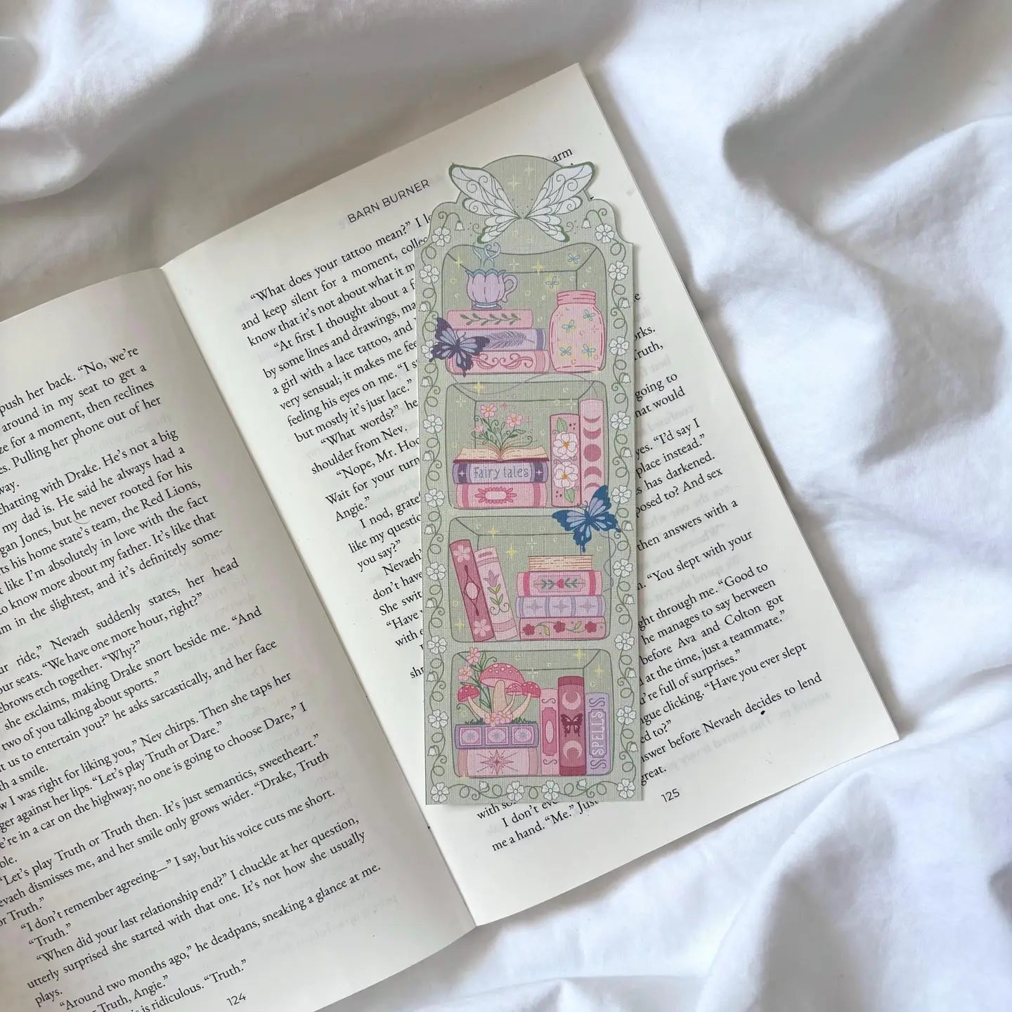 Flower Fairy Bookshelf Bookmark
