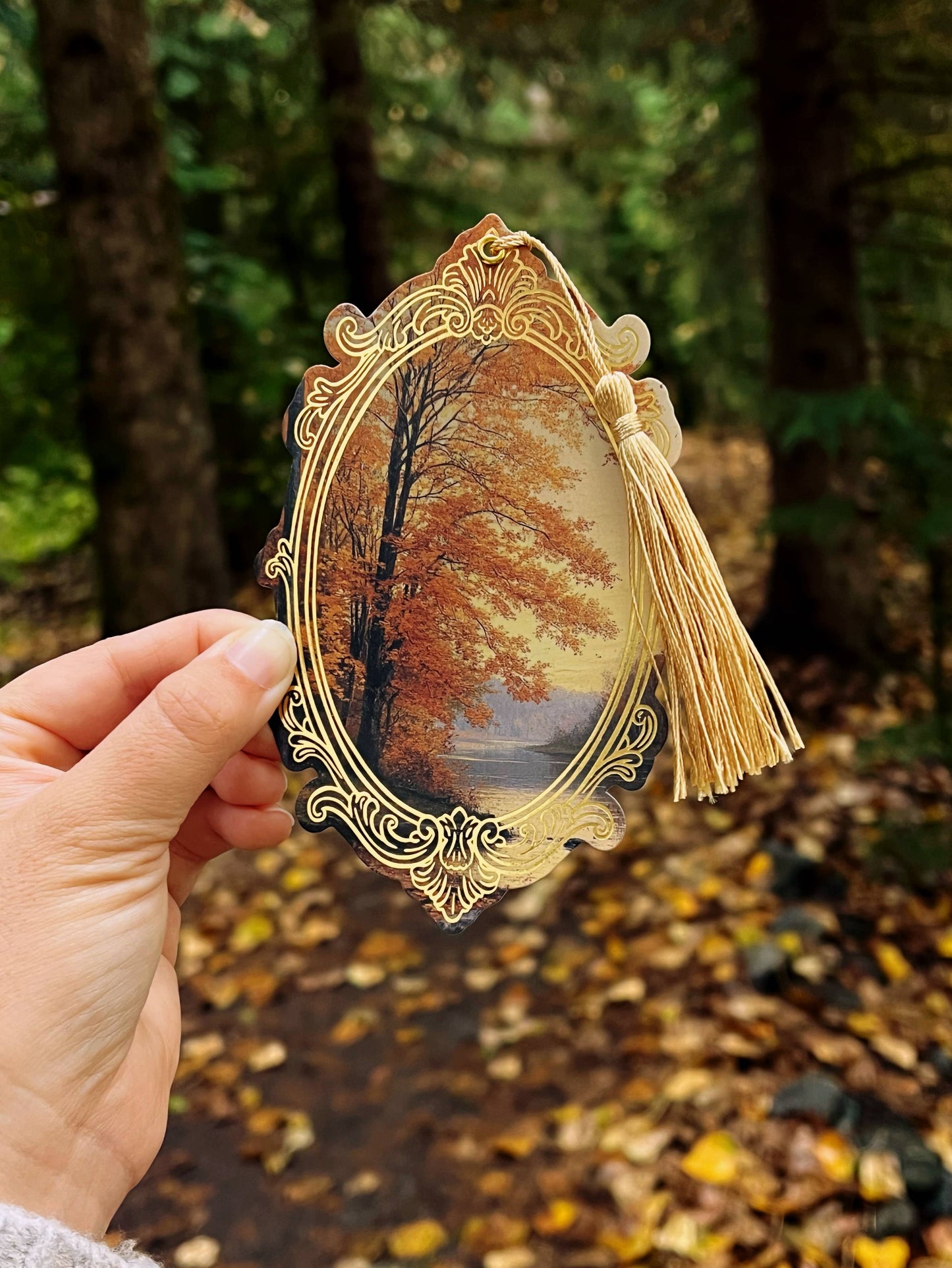 Autumn Reverie Foil Bookmark | Bookish Romantasy