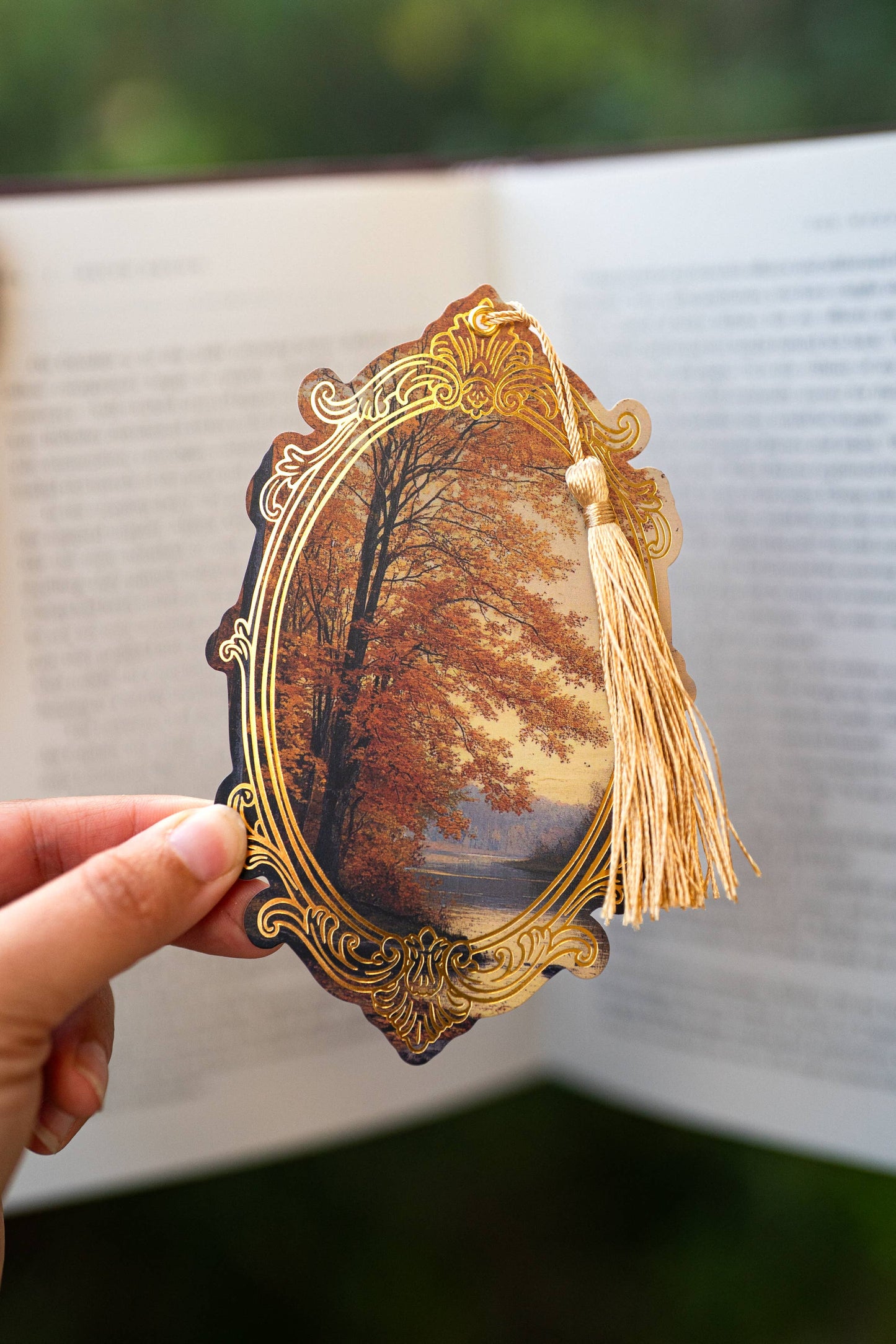 Autumn Reverie Foil Bookmark | Bookish Romantasy