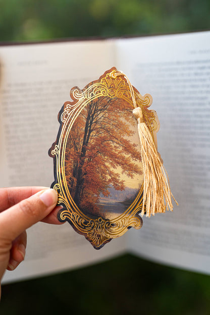 Autumn Reverie Foil Bookmark | Bookish Romantasy