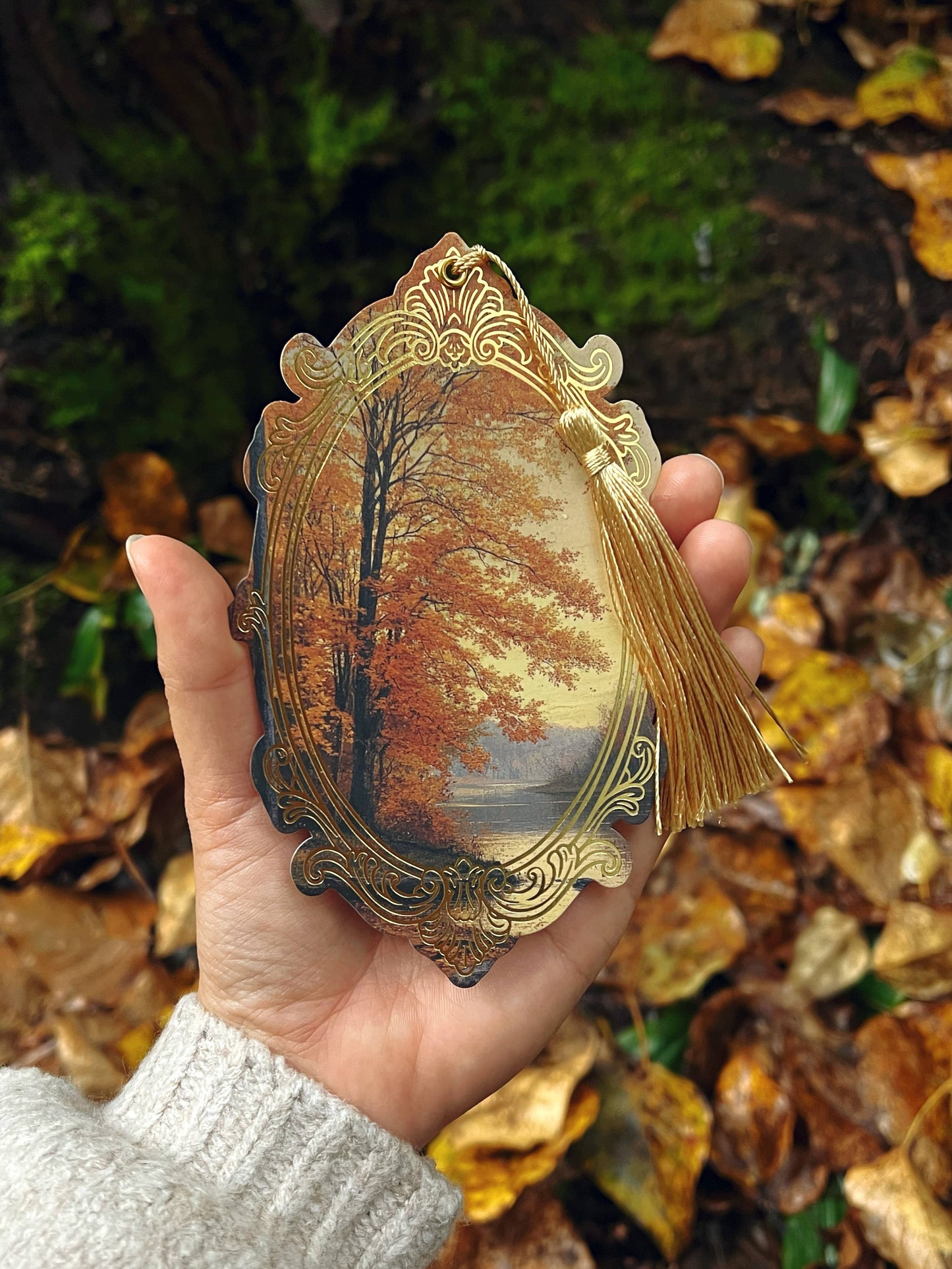 Autumn Reverie Foil Bookmark | Bookish Romantasy