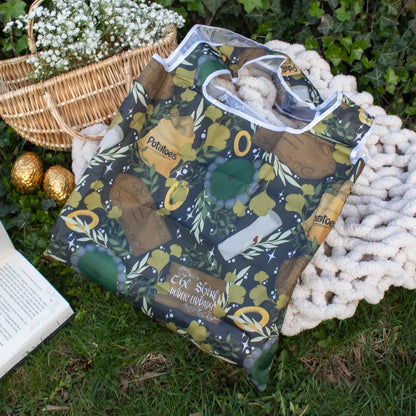 The Shire | Reusable Bookish Foldable Grocery Tote Bag