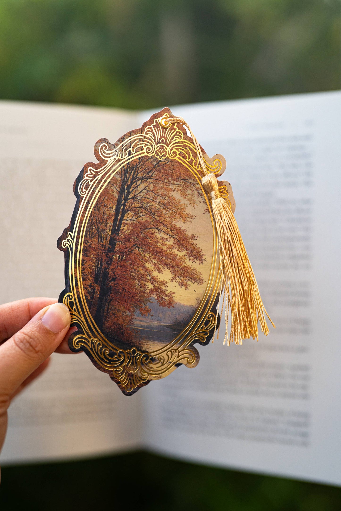 Autumn Reverie Foil Bookmark | Bookish Romantasy