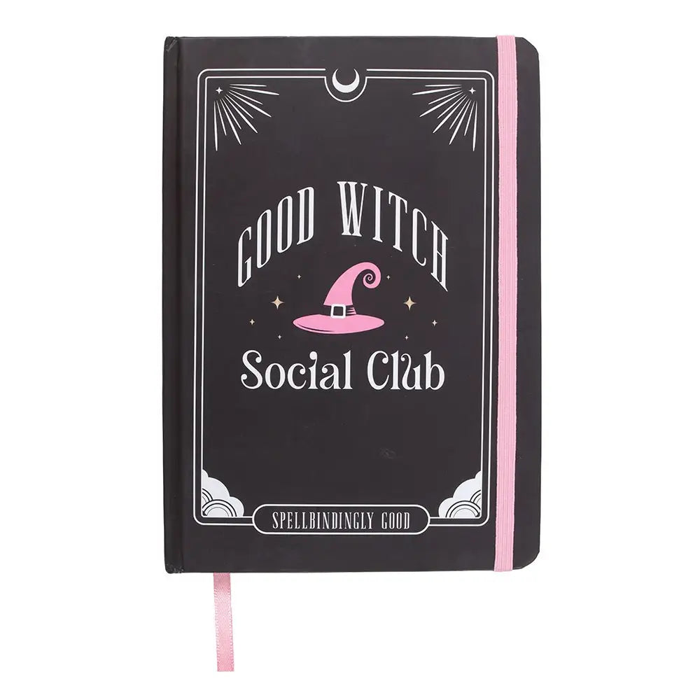 Pink Good Witch Social Club A5 Paper Notebook