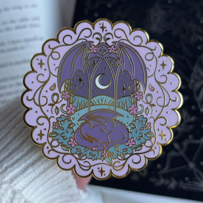 Lilac Fantasy Dragon E-Reader Grip