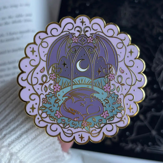Lilac Fantasy Dragon E-Reader Grip