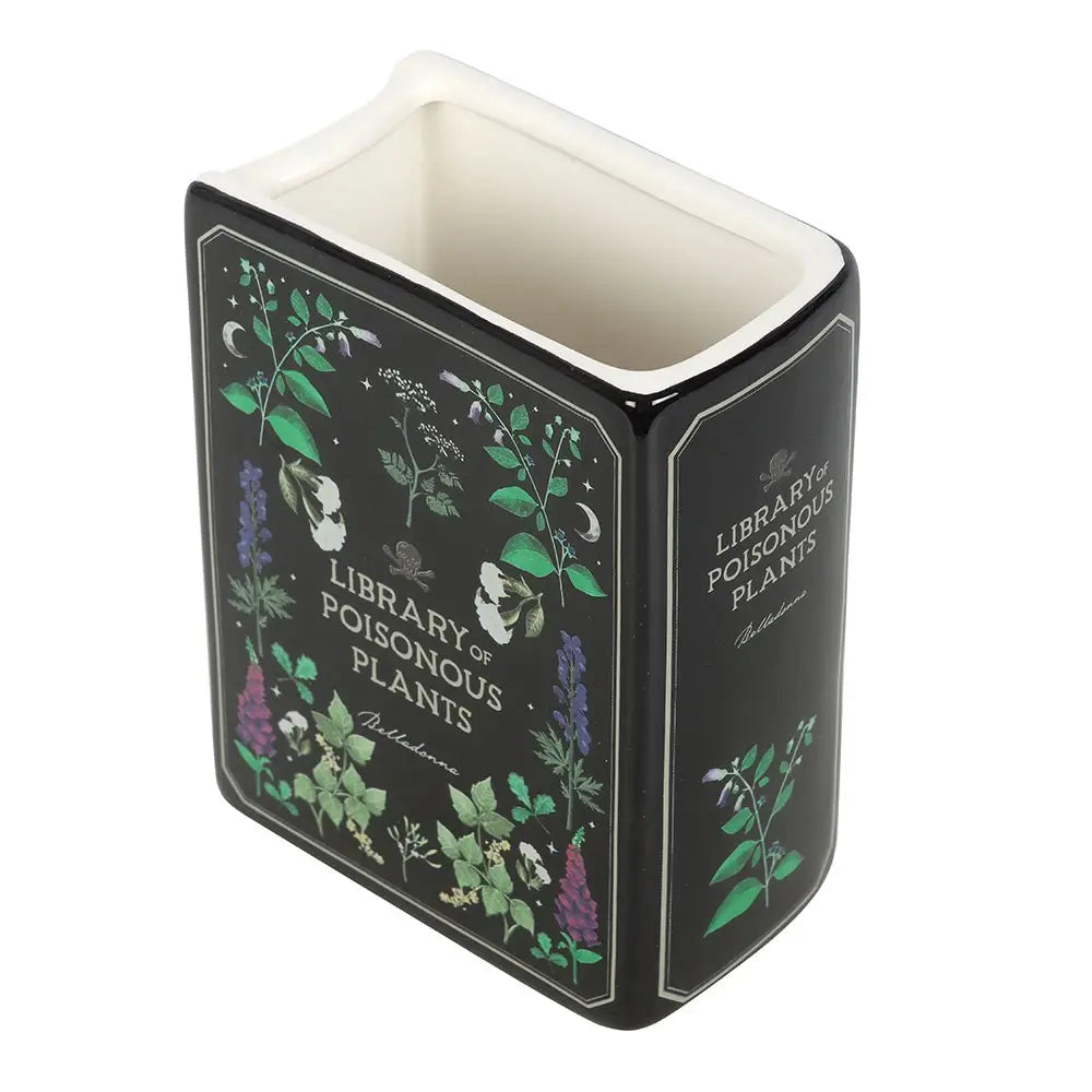 Poisonous Plants Book Shaped Vase