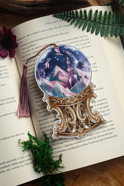 Moonlit Dragons Globe Bookmark
