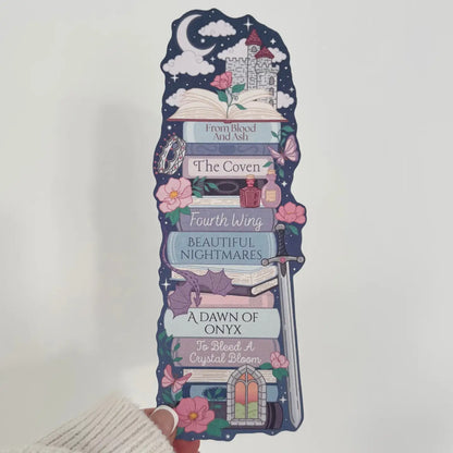 Custom Fantasy Bookstack Bookmark: Add Your Favourite Book Titles Yourself