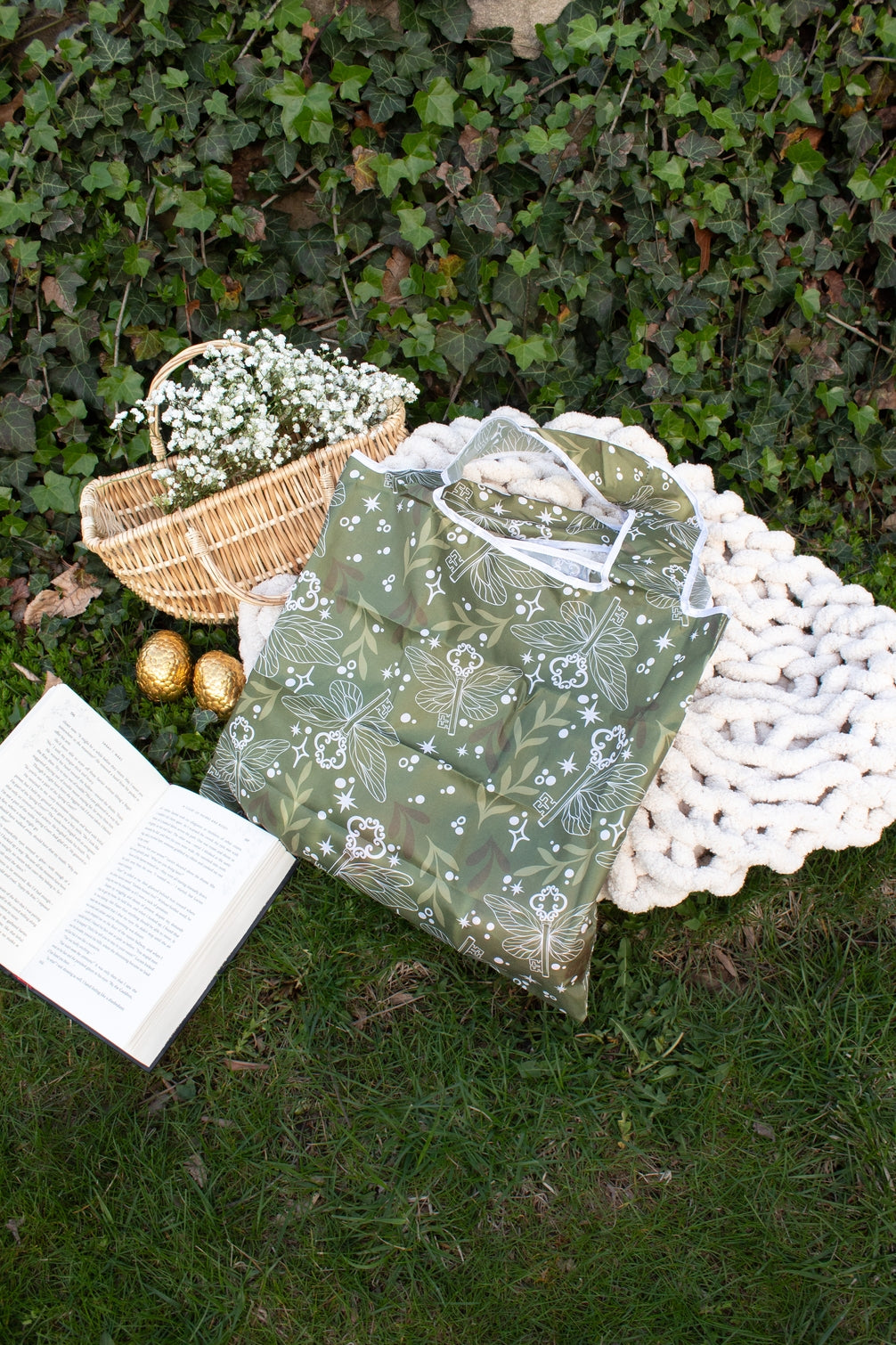 Magic Keys | Reusable Bookish Foldable Grocery Tote Bag