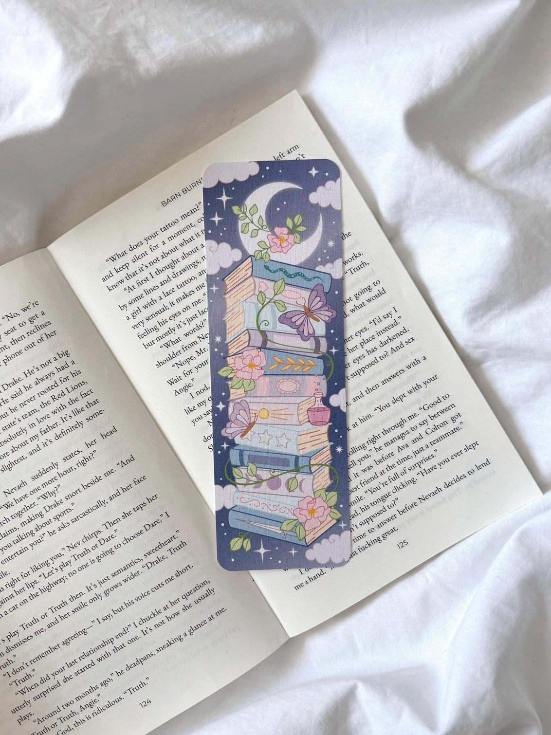 Fantasy Book Stack Bookmark