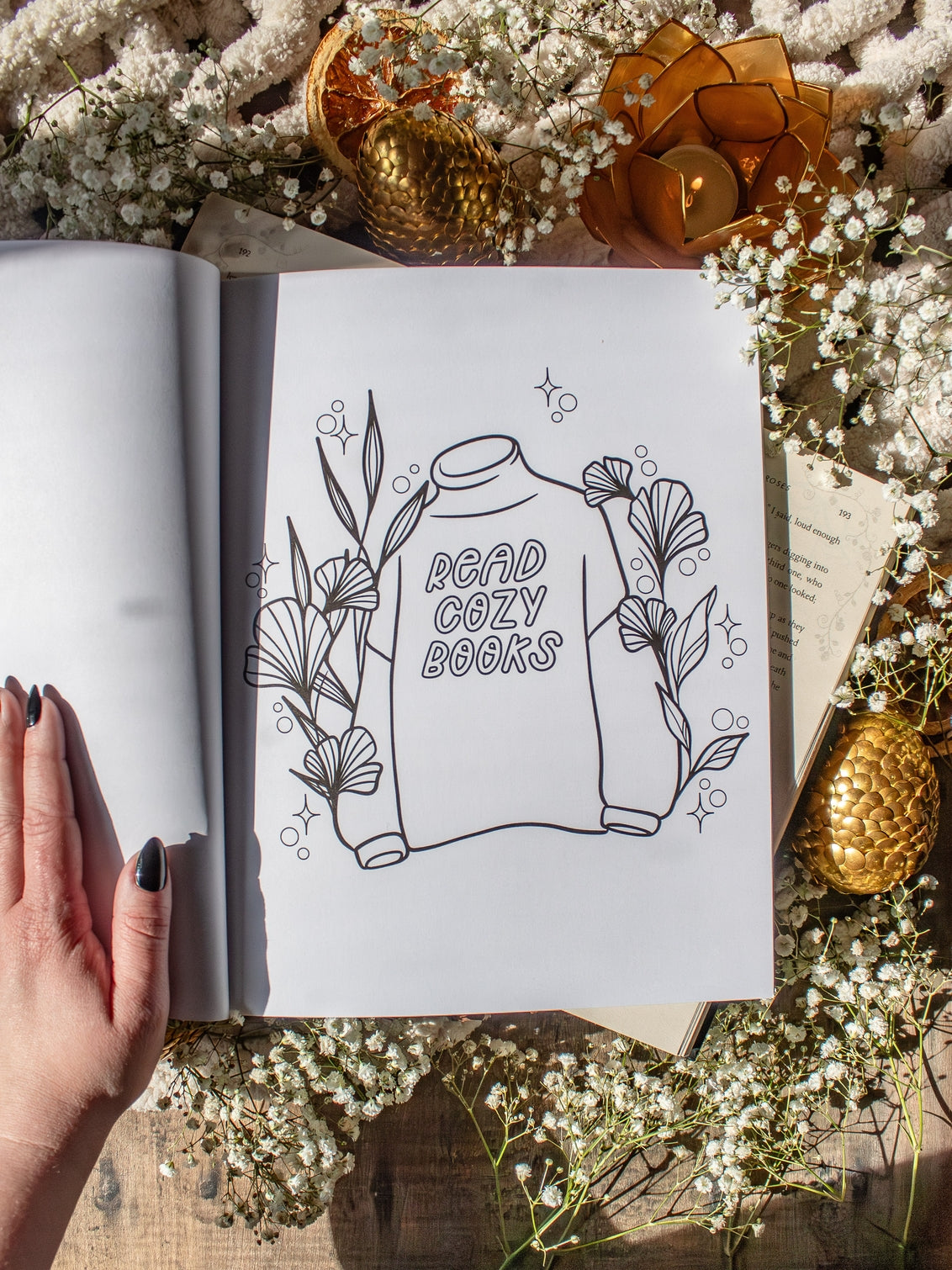Bookish Coloring Book | 40 Coloring Pages For Adult Readers